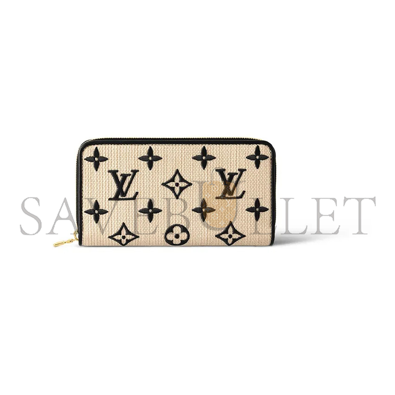 LOUIS VUITTON MASTER ZIPPY WALLET MONOGRAM BY THE POOL IVORY BLACK M82529 (19.5*10.5*2.5cm)